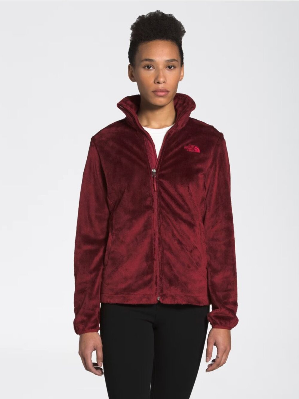 The North Face Osito High-Pile Fleece Jacket in Pomegranate Women's Size M